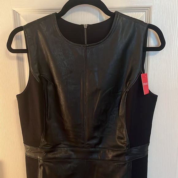 NWT SPANX Luxe Black Combo Dress - Picture 6 of 15